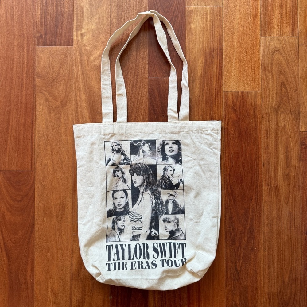 Taylor Swift The Eras Tour VIP Canvas Tote from Milan Concert 14 July 2024